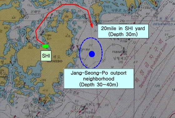 Swordfish: Jinhae Man anchorage
