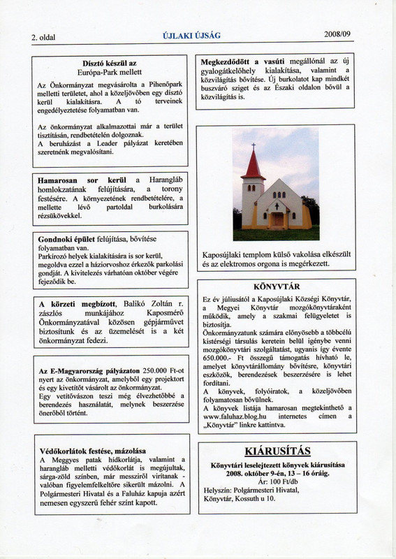 BBM: Újlaki Újság 2008/09 - 2