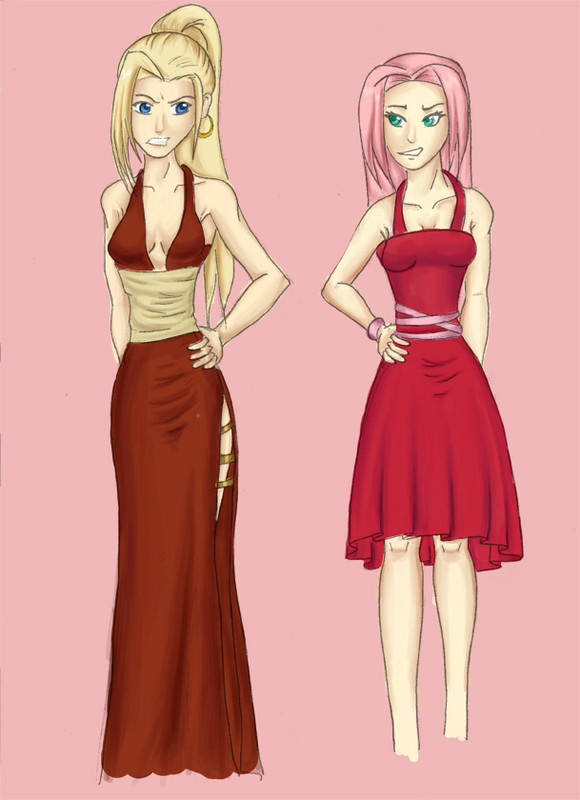 ino and sakura by meggi373