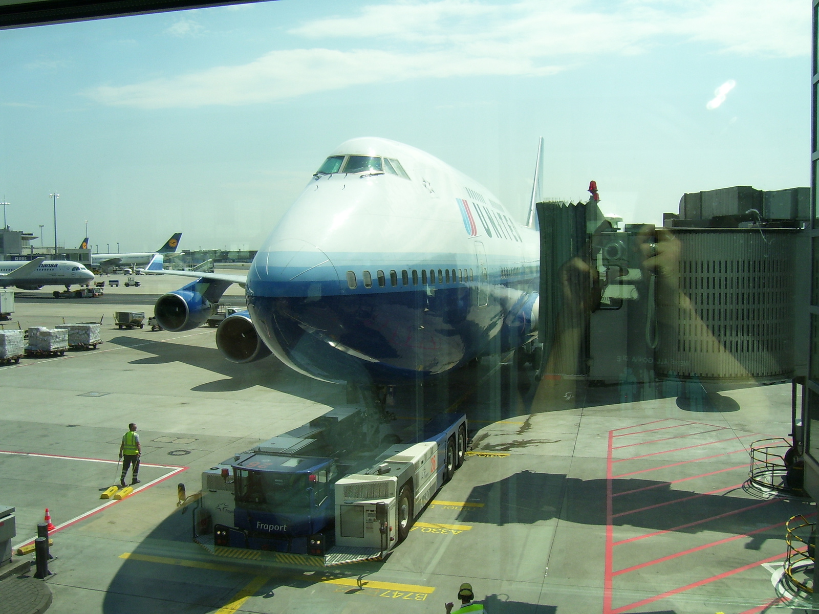 B747-400 Frankfurtban