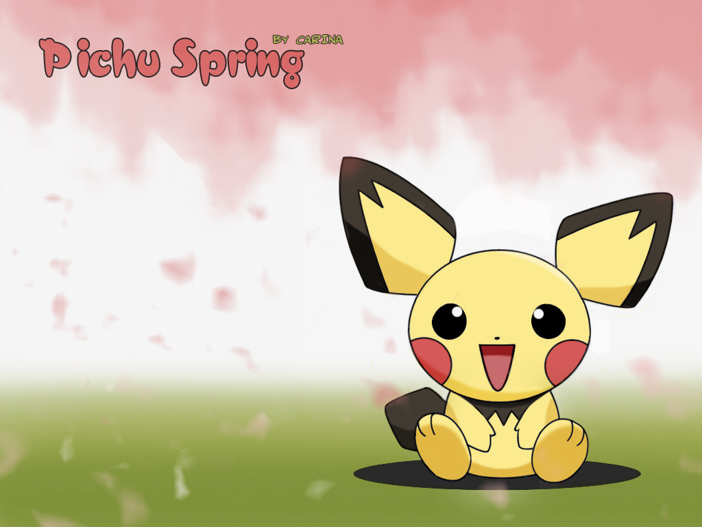 Pichu Spring by CarinaT