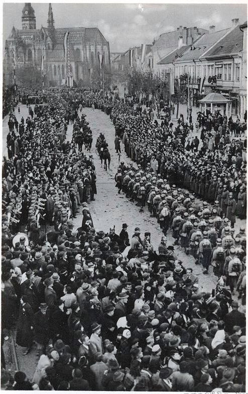 Kassa Vissza 1938. nov 10-11 bevonulás