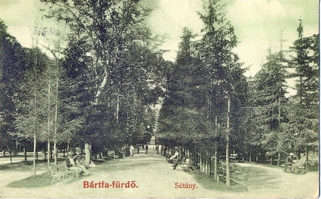 Bártfa-fürdõ. Sétány