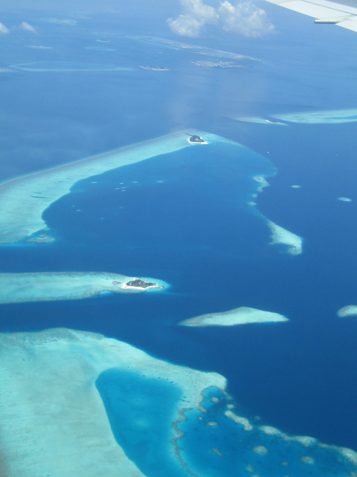 Maldív-szigetek, madártávlat