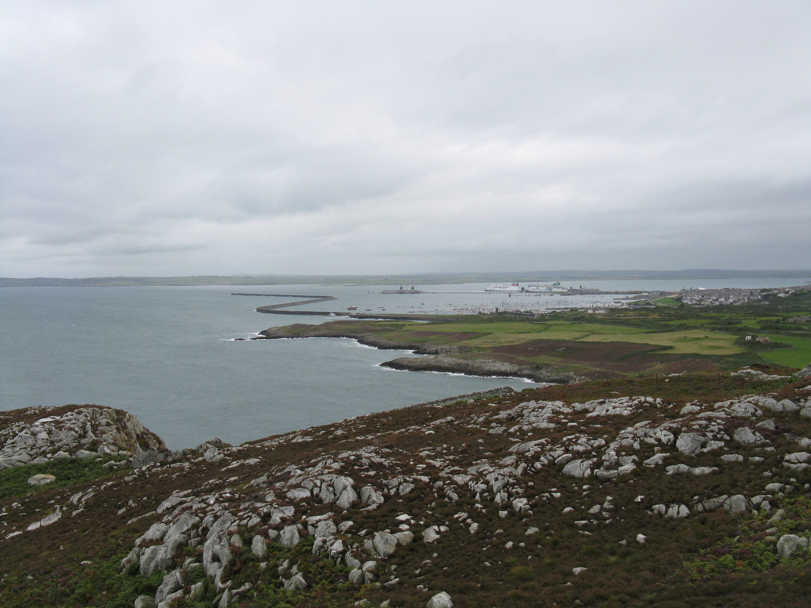 Holyhead Port Coastline