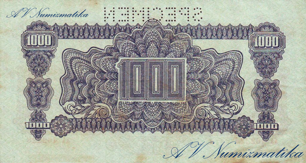 006a 1000 Korun 1944 rev