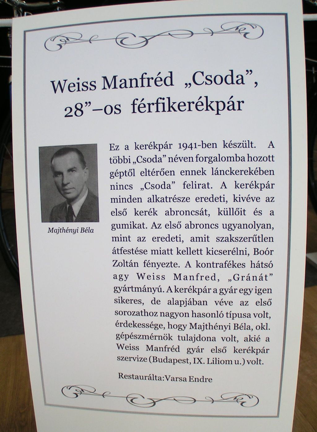 033 Weiss Manfréd - Csoda