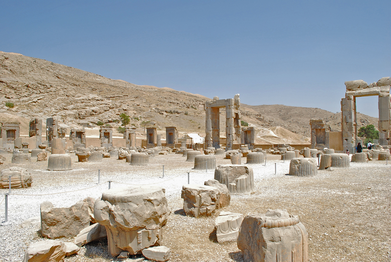 Irán 2584  Száz oszlopos csarnok Takht-e Jamshid (Persepolis)