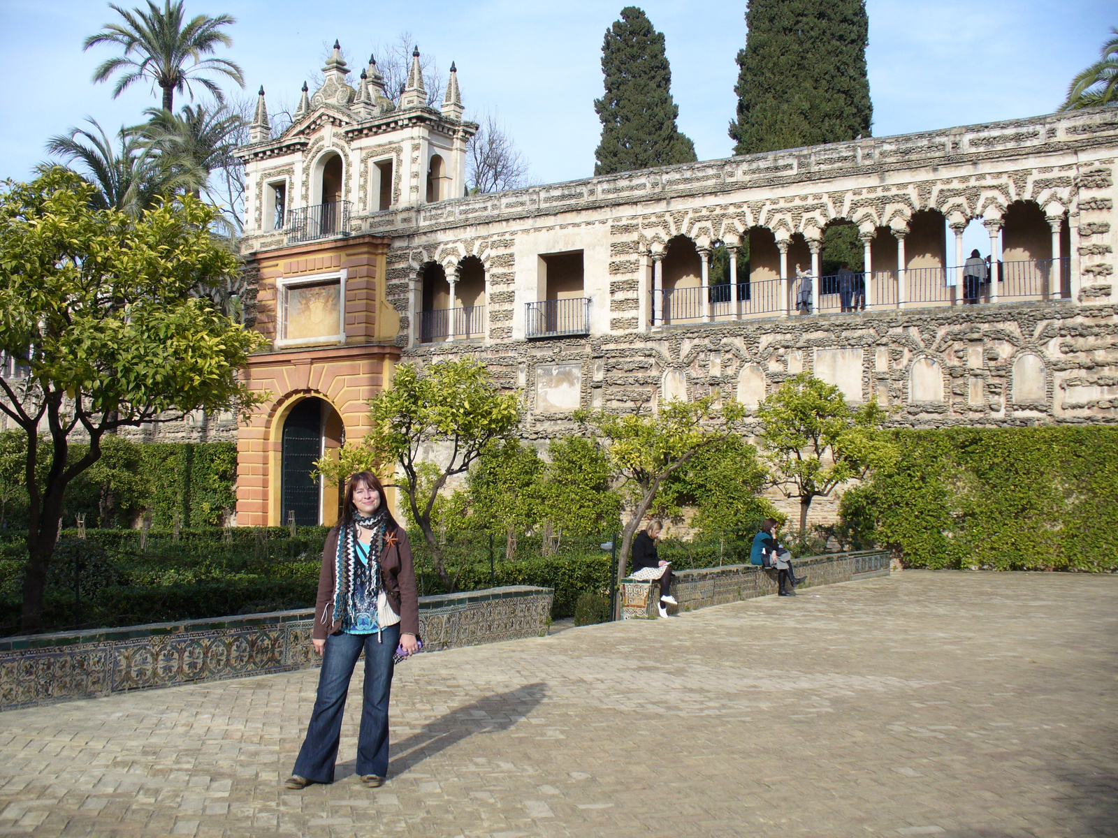 Sevilla - a királyi palota kertje