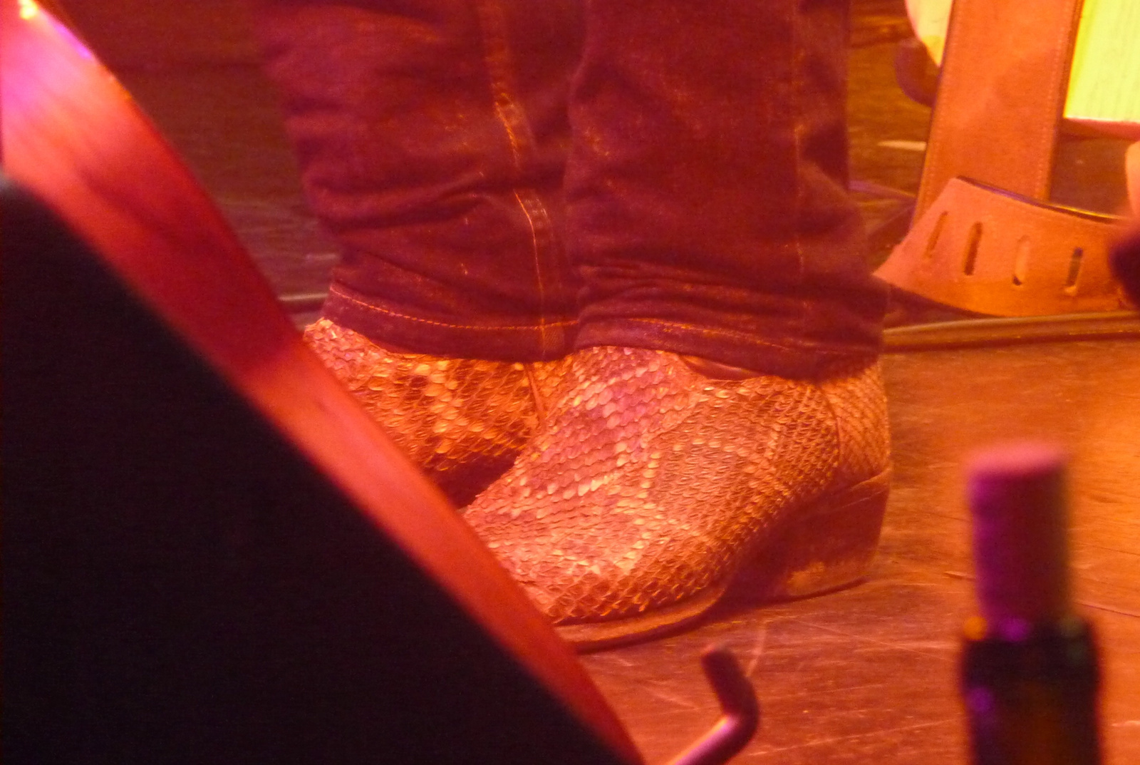 Snakeskin boots