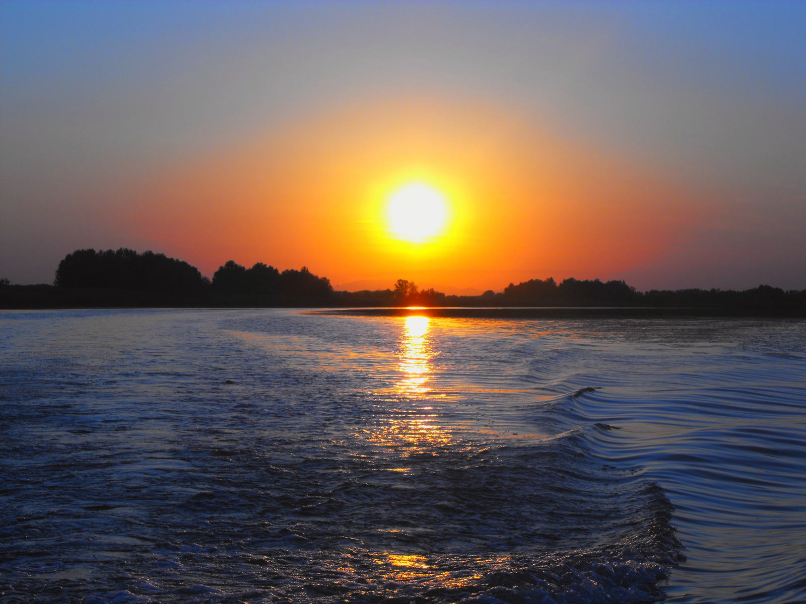 Tisza-tó.2009.Naplemente.