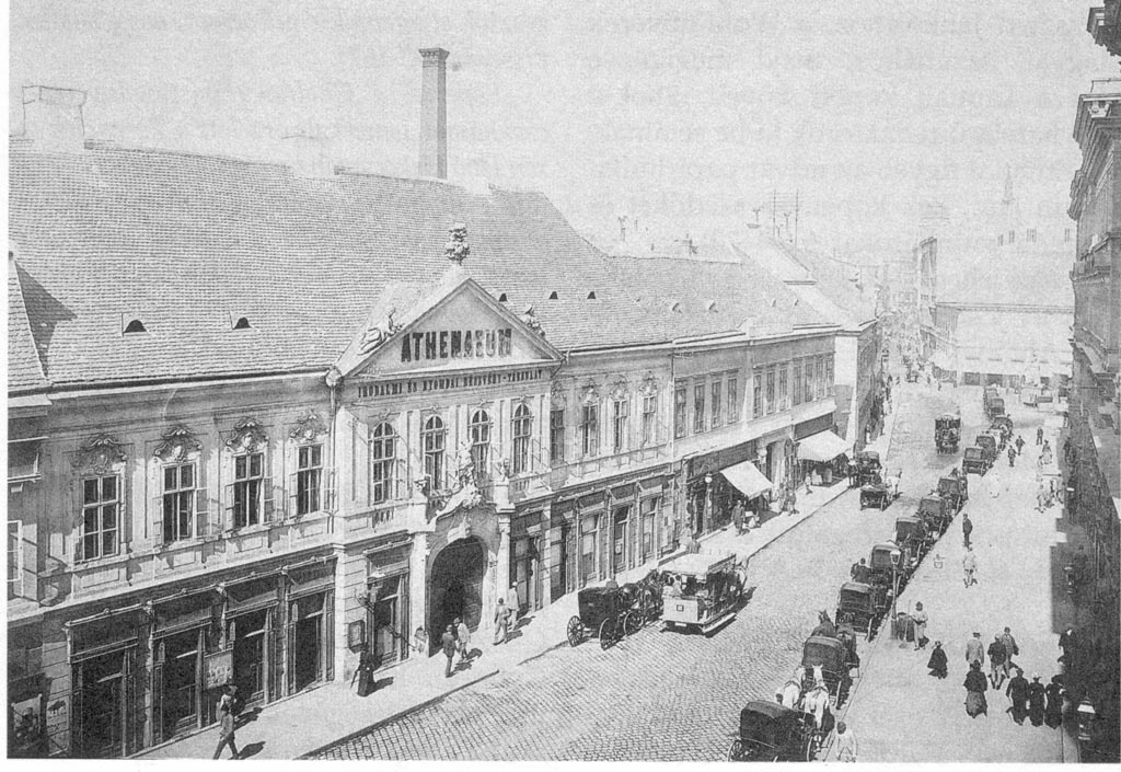 Atheneaum a ferenciek terenel 1894