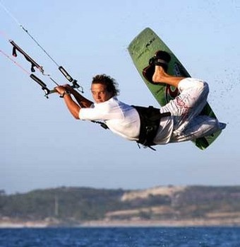 kitesurfing