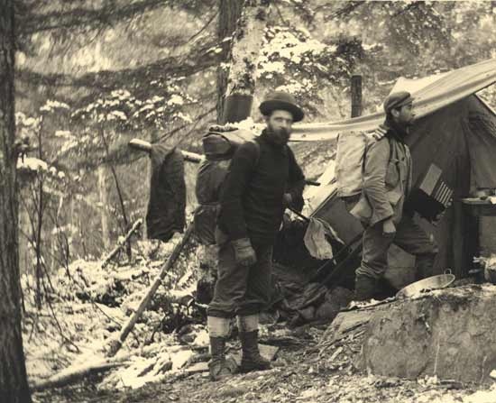 Asahel Curtis travelled over the Chilkoot Pass with his camera e