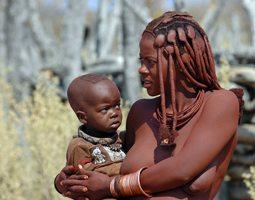 Himba nő