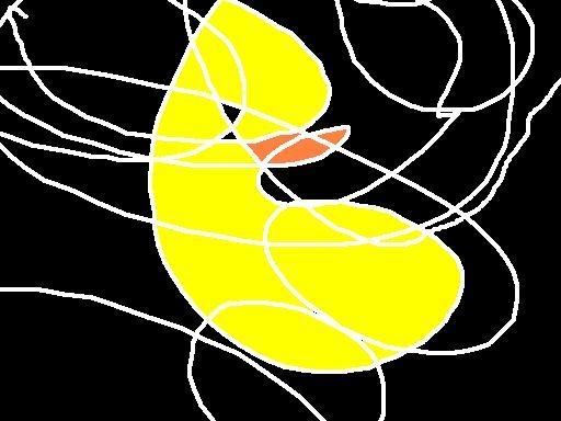 Fantázia sárga kacsa