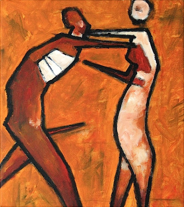 44 kilégzés-belégzés 20, olaj, vászon, 45x40cm, 2005