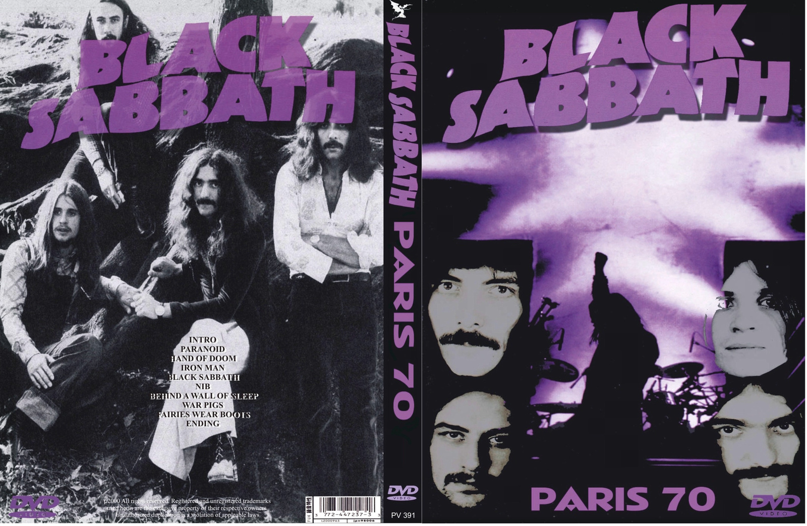 Black Sabbath 1970-12-19 Olympia Paris Pro TV DVD 1