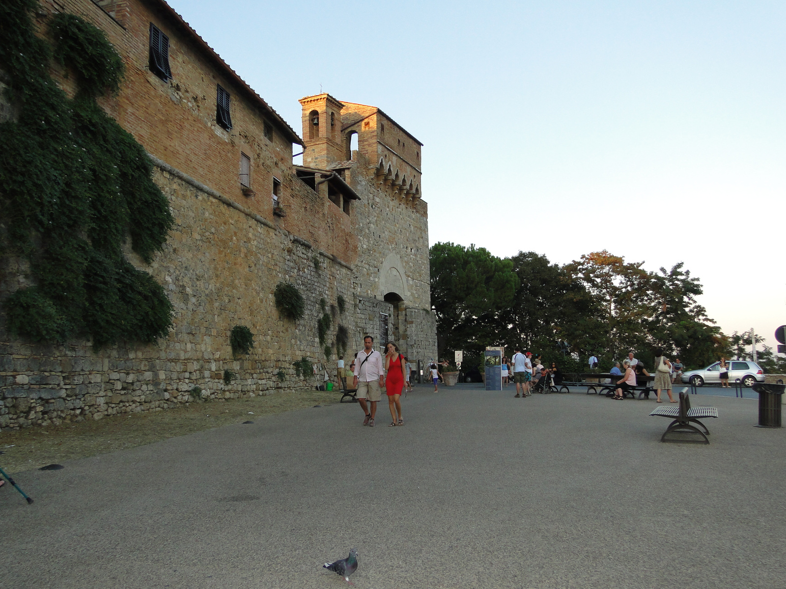 San Gimignano városfal