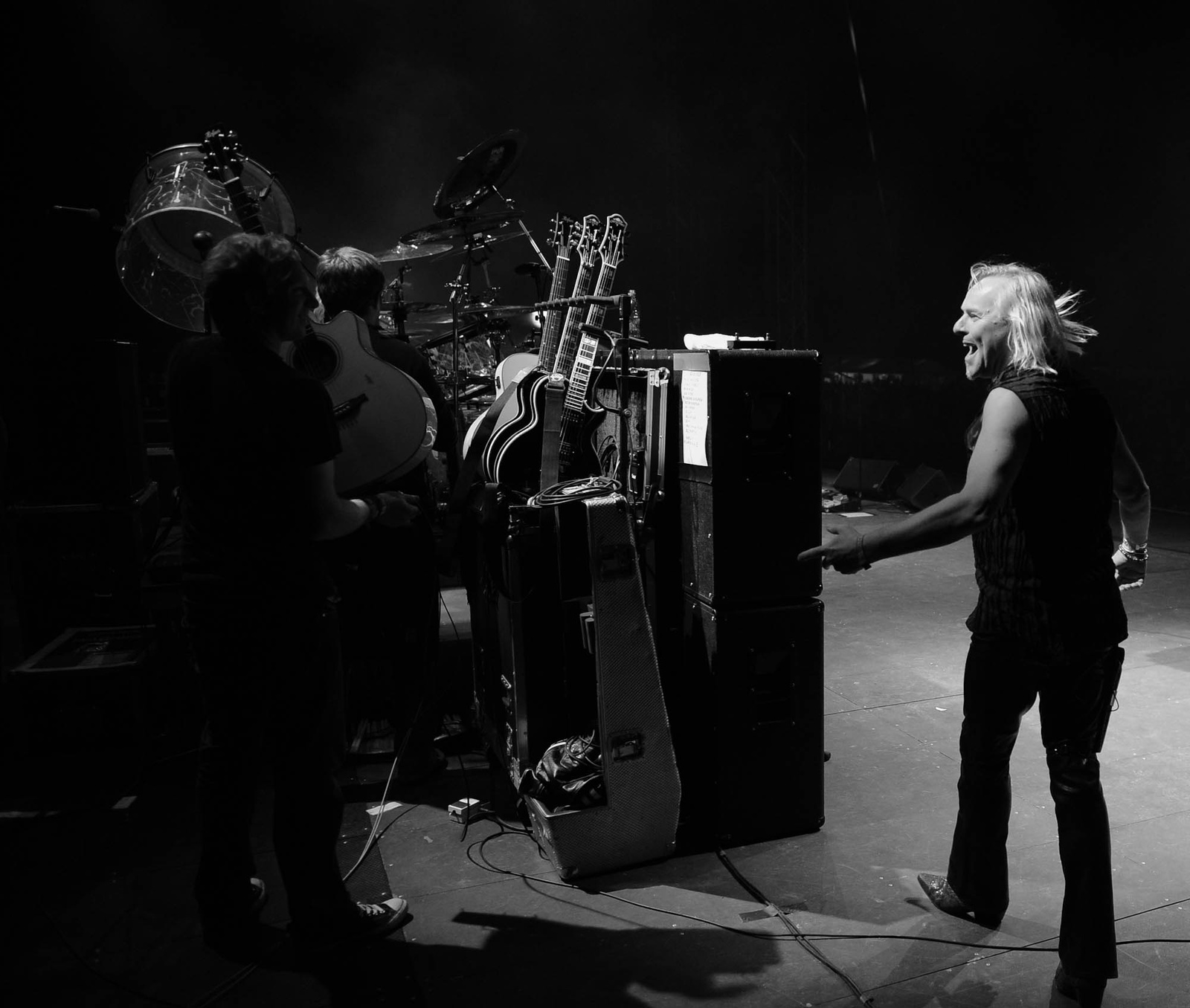 Uriah Heep backstage