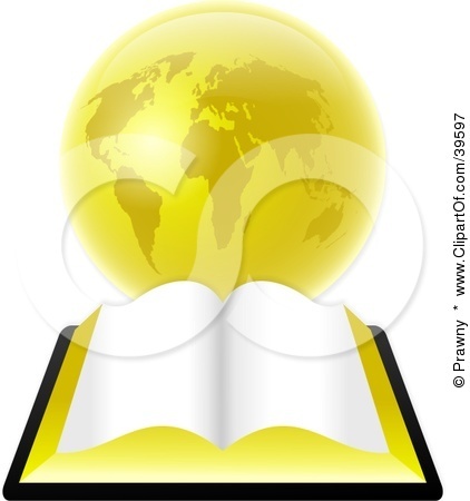 39597-Clipart-Illustration-Of-An-Open-Bible-With-Blank-Pages-Res