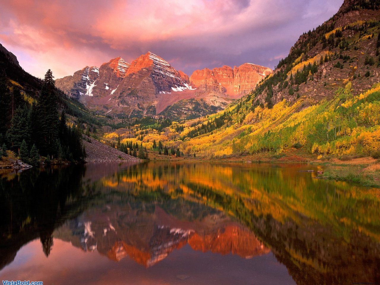 3379 Maroon Bells At Sunrise