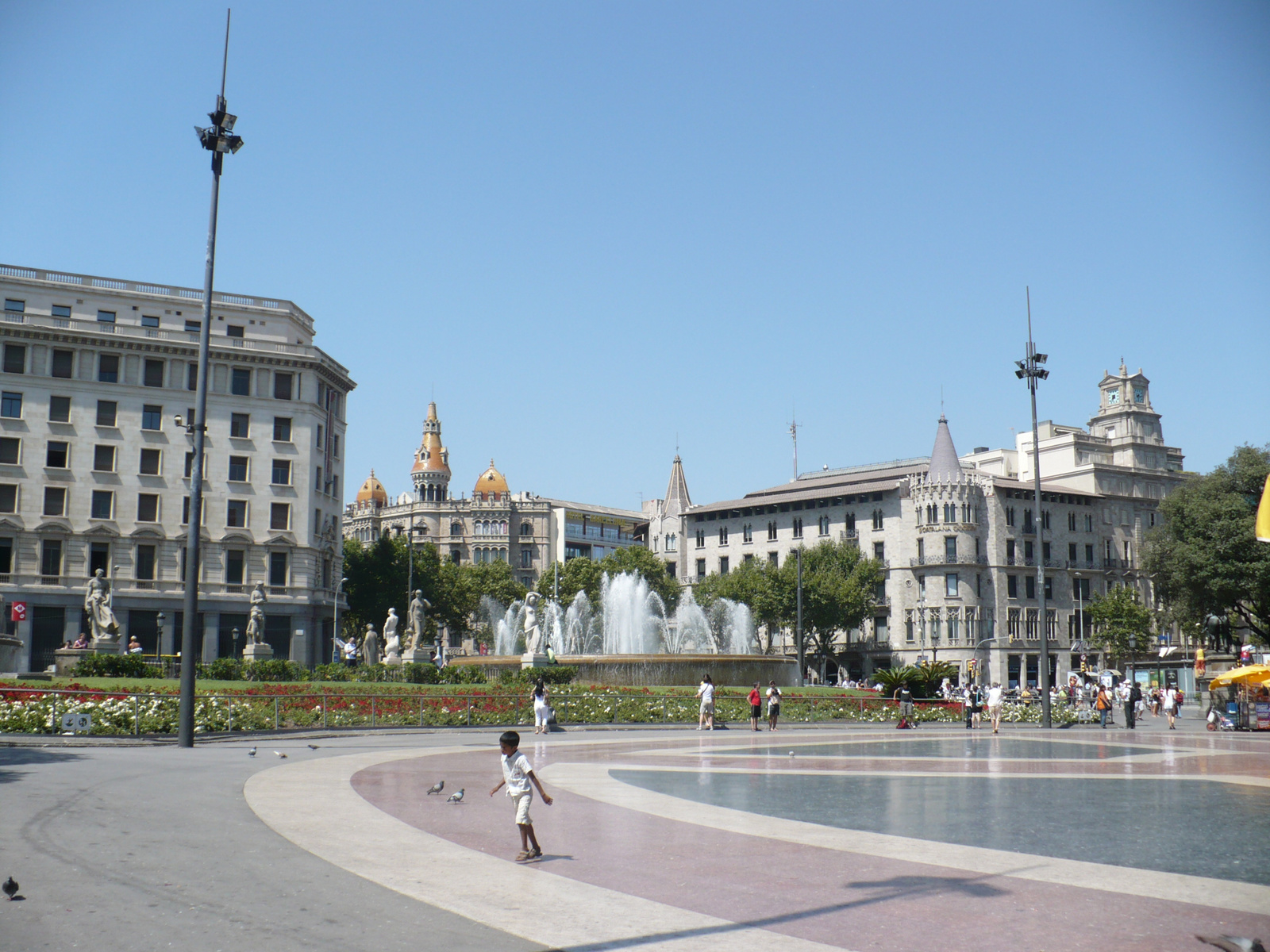 Katalán tér Barcelonában