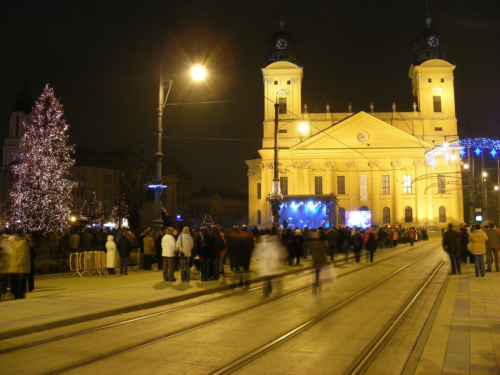 Debrecen Belváros - Ünnepi fények