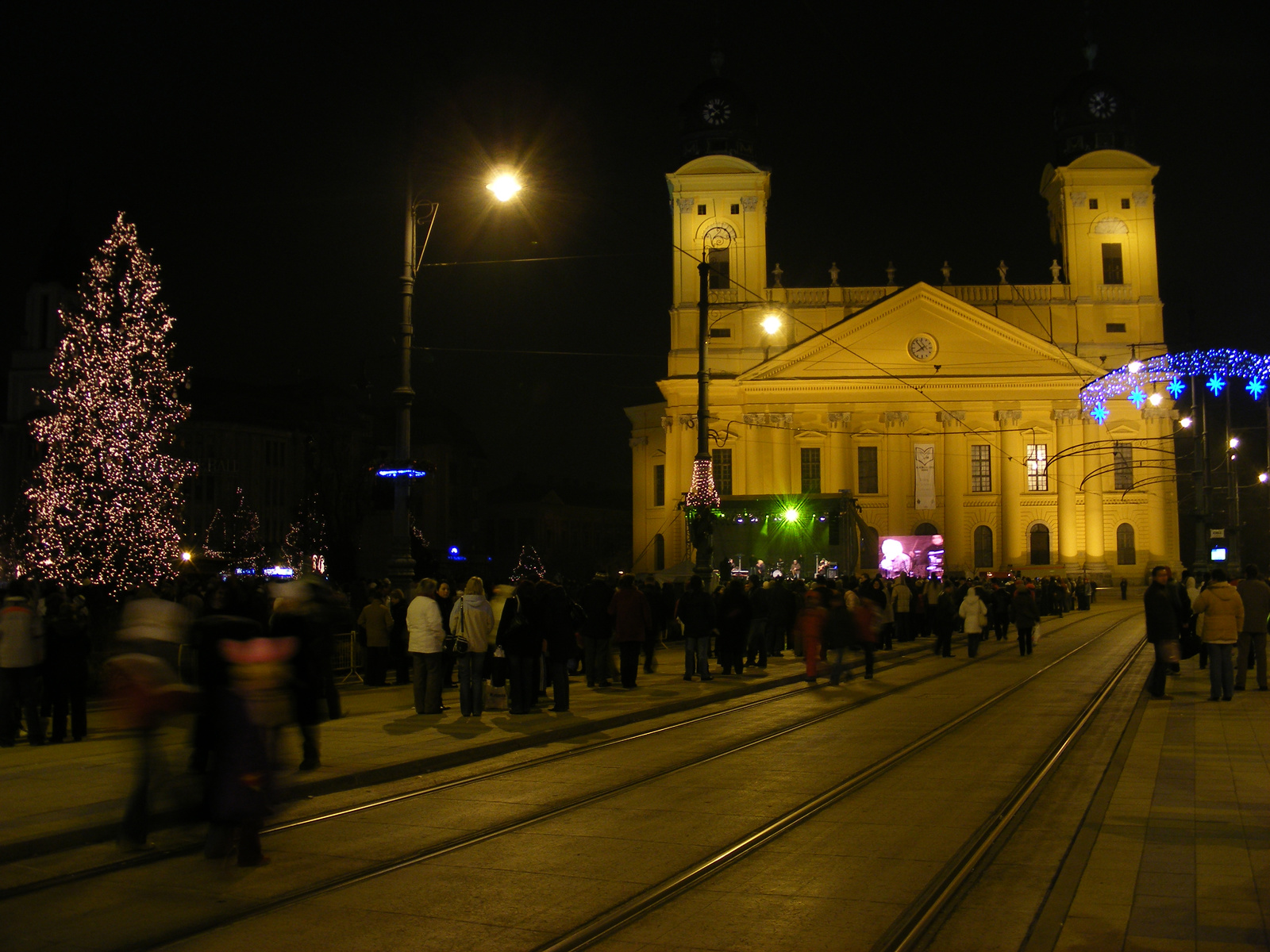 Debrecen Belváros - Ünnepi fények