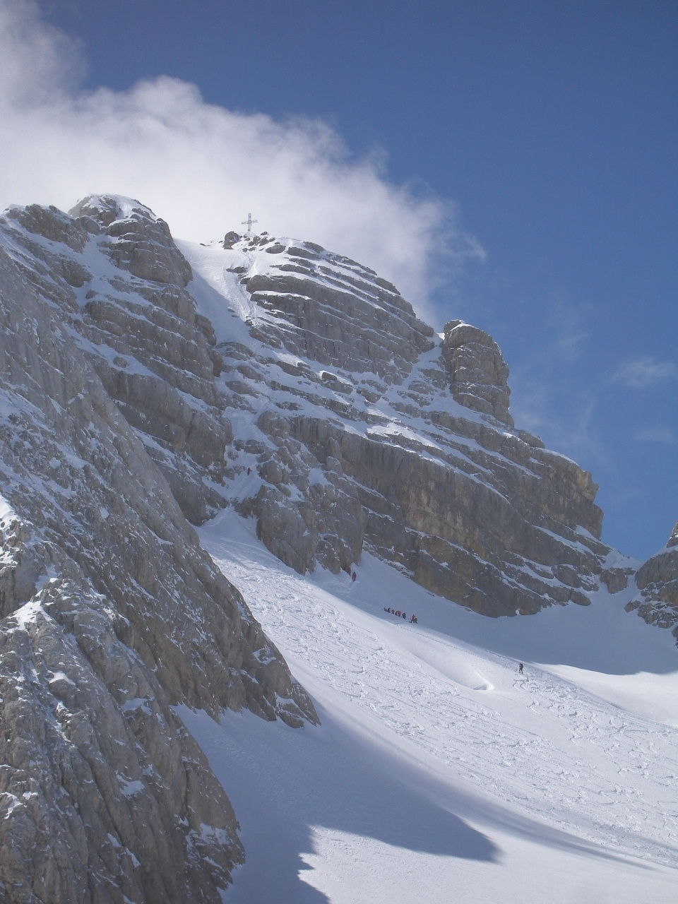 Hoher Dachstein csúcstömbje alatt.