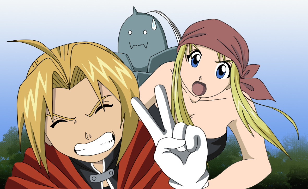 Ed  Al  and Winry by barbypornea <a href="http://www.kepfeltolte