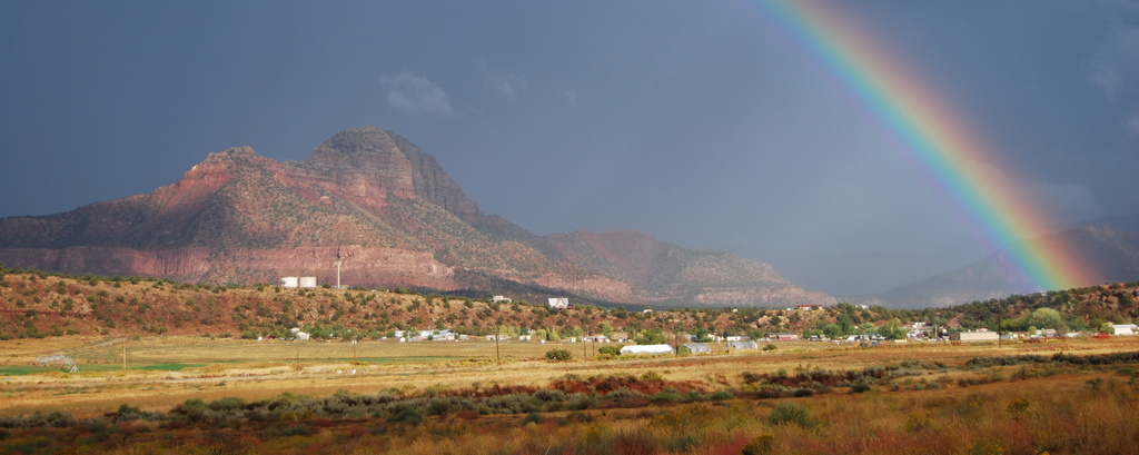 US 2010 Day24  082 Rainbow In Utah