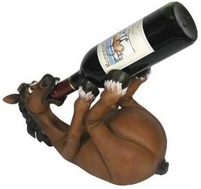 drunken horse wine holder