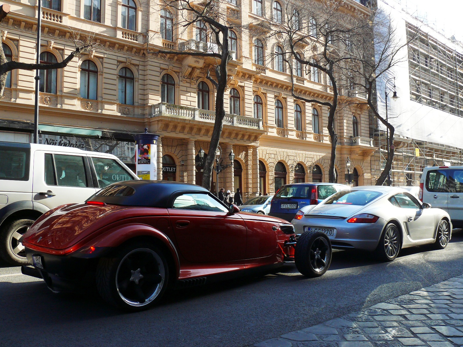 Porsche Cayman S - Plymouth Prowler combo