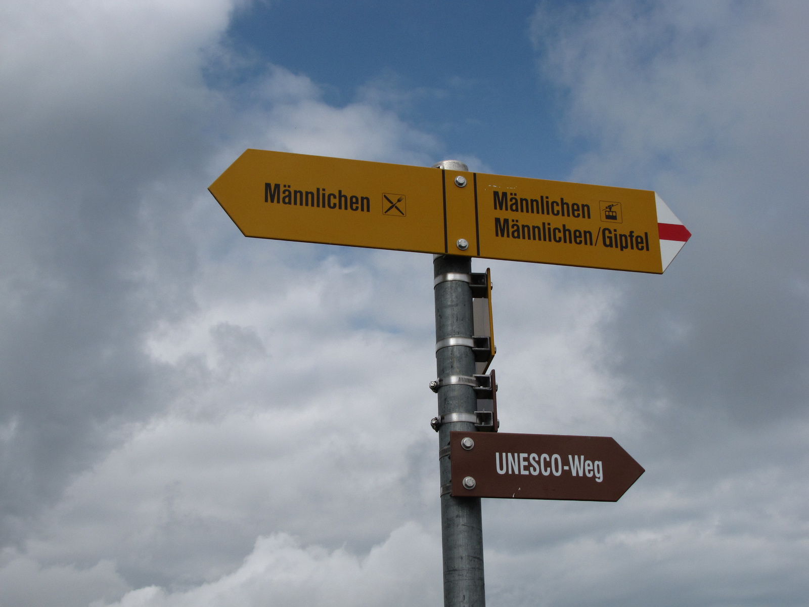 a Männlichenbahn és a Kleine Scheidegg közötti gyalogúton, SzG3