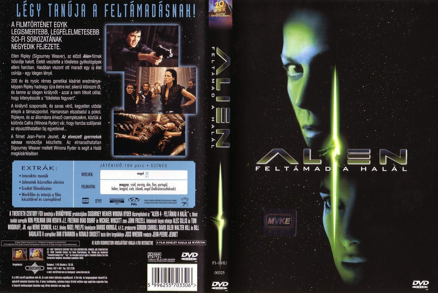 Alien 3 feltámad a halál