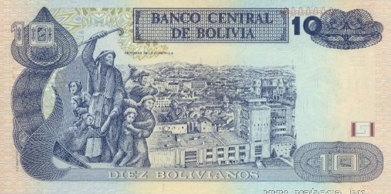 Bolívia 10 Bolivianos H