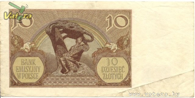 Lengyelország 10 zlotych  H