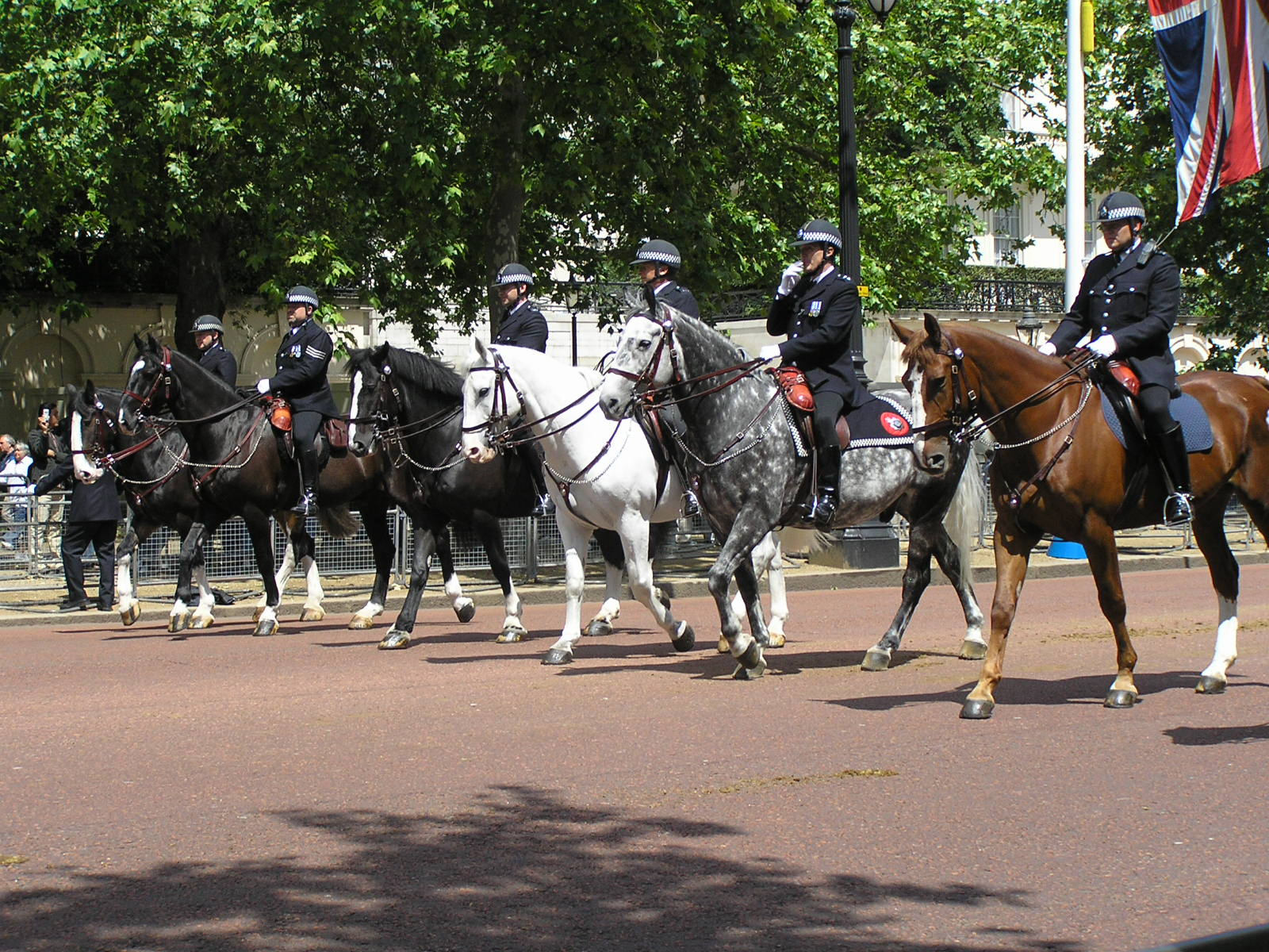 London 719 Lovasrendőrök