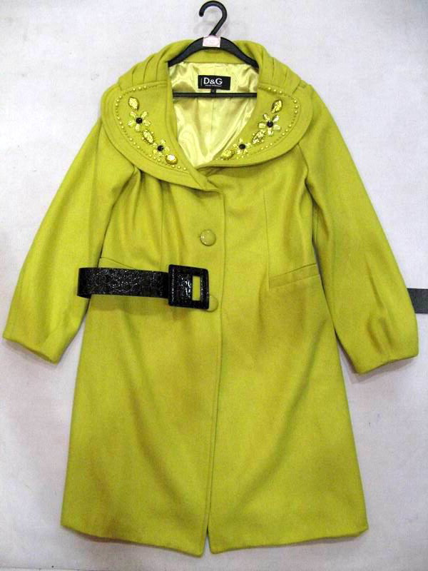 90923B-49 DG YELLOW WOOL JACKET SIZE 2 4 6 PRICE USD 54