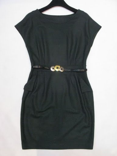 90721A-30B PRADA OLIVE WOOL DRESS SIZE 2 4 6 PRICE USD 42[1]