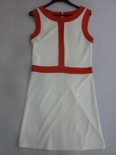 90802A-07A   GUCCI ORANGE COTTON JERSEY DRESS SIZE 2 4 6  PRICE 