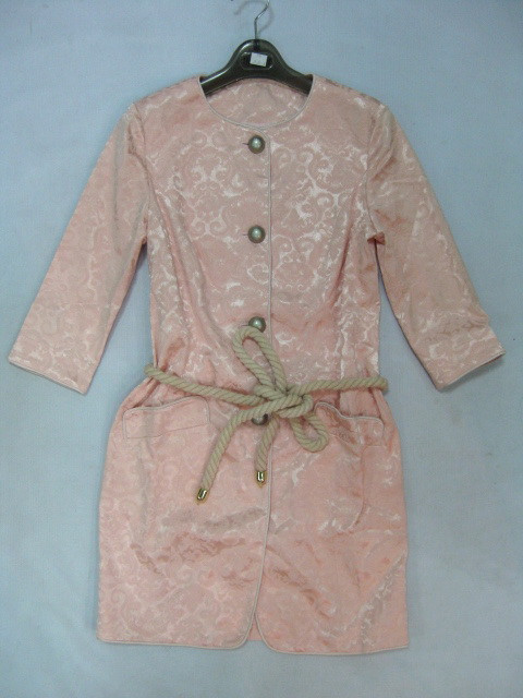 90923A-23A CHANEL PINK POLYESTER DRESS SIZE 2 4 6 PRICE USD 40