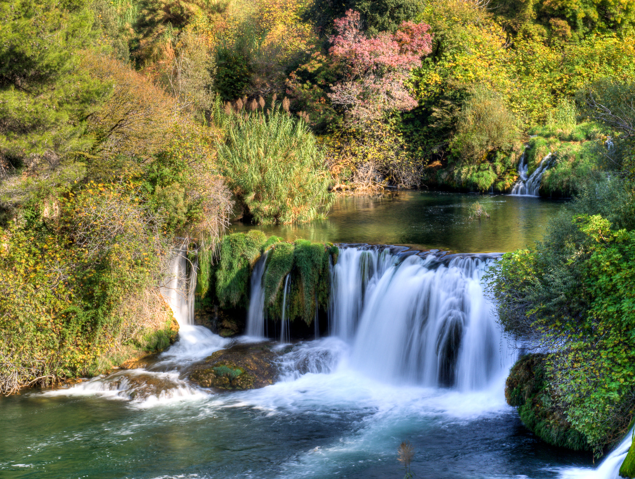 Vízesés a Krka folyón