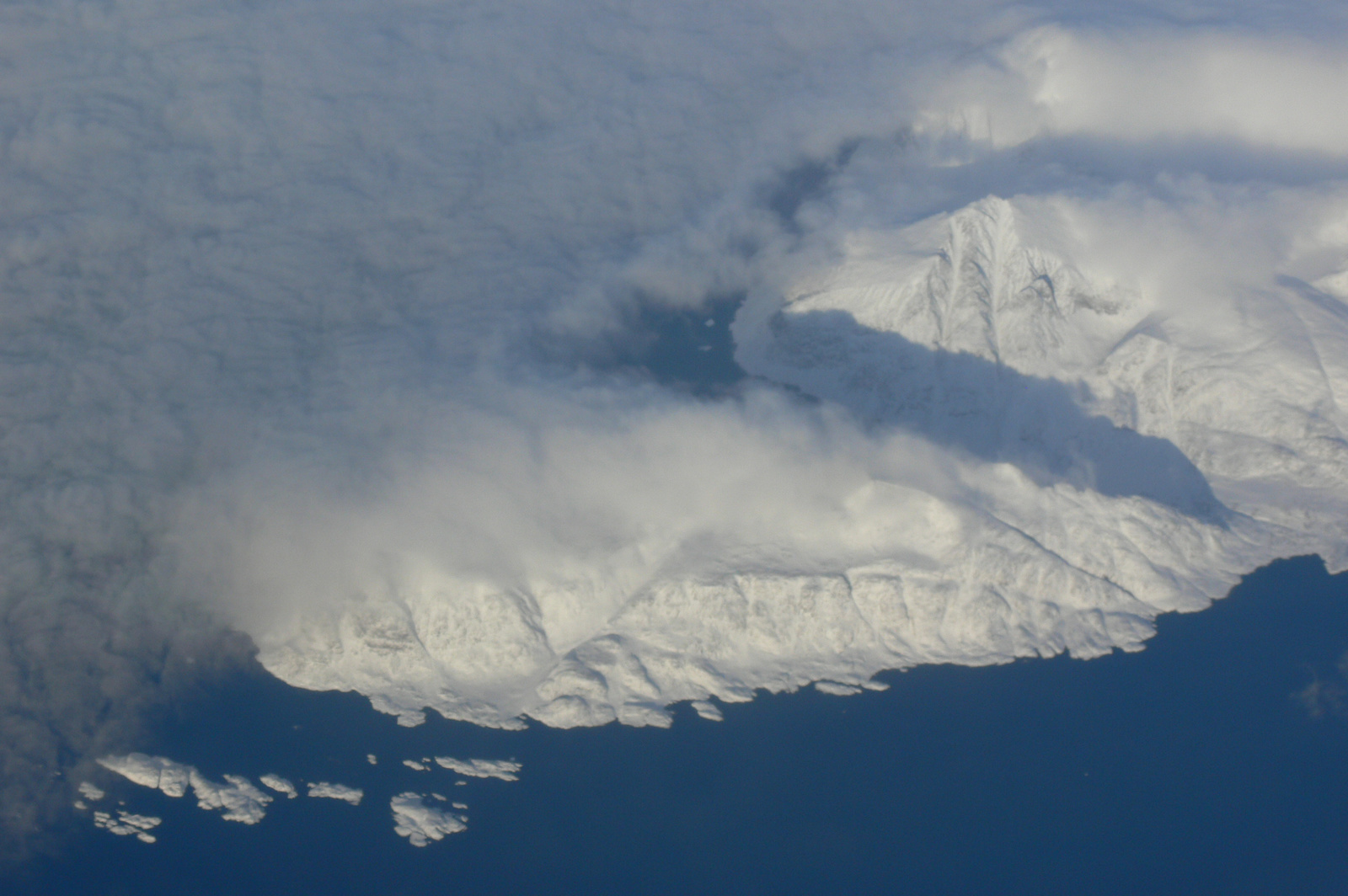 canada, new foundland from air