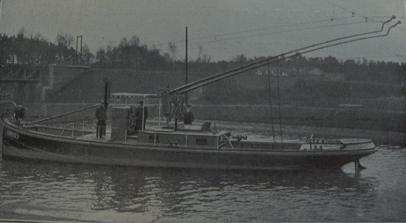 Német troli-hajóTeltow-csatorna 1903