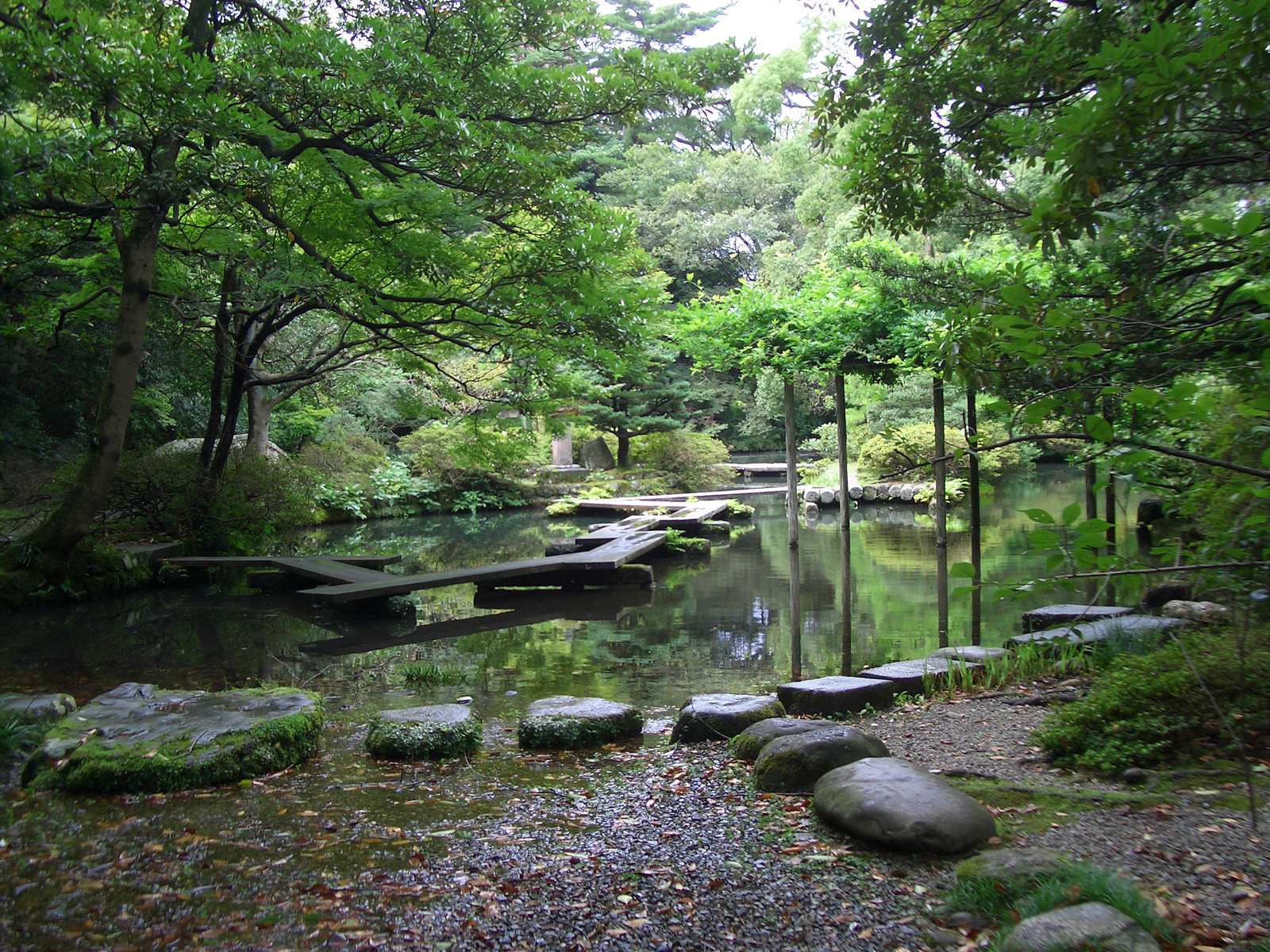 Kanazawa, az Oyama szentély kertje