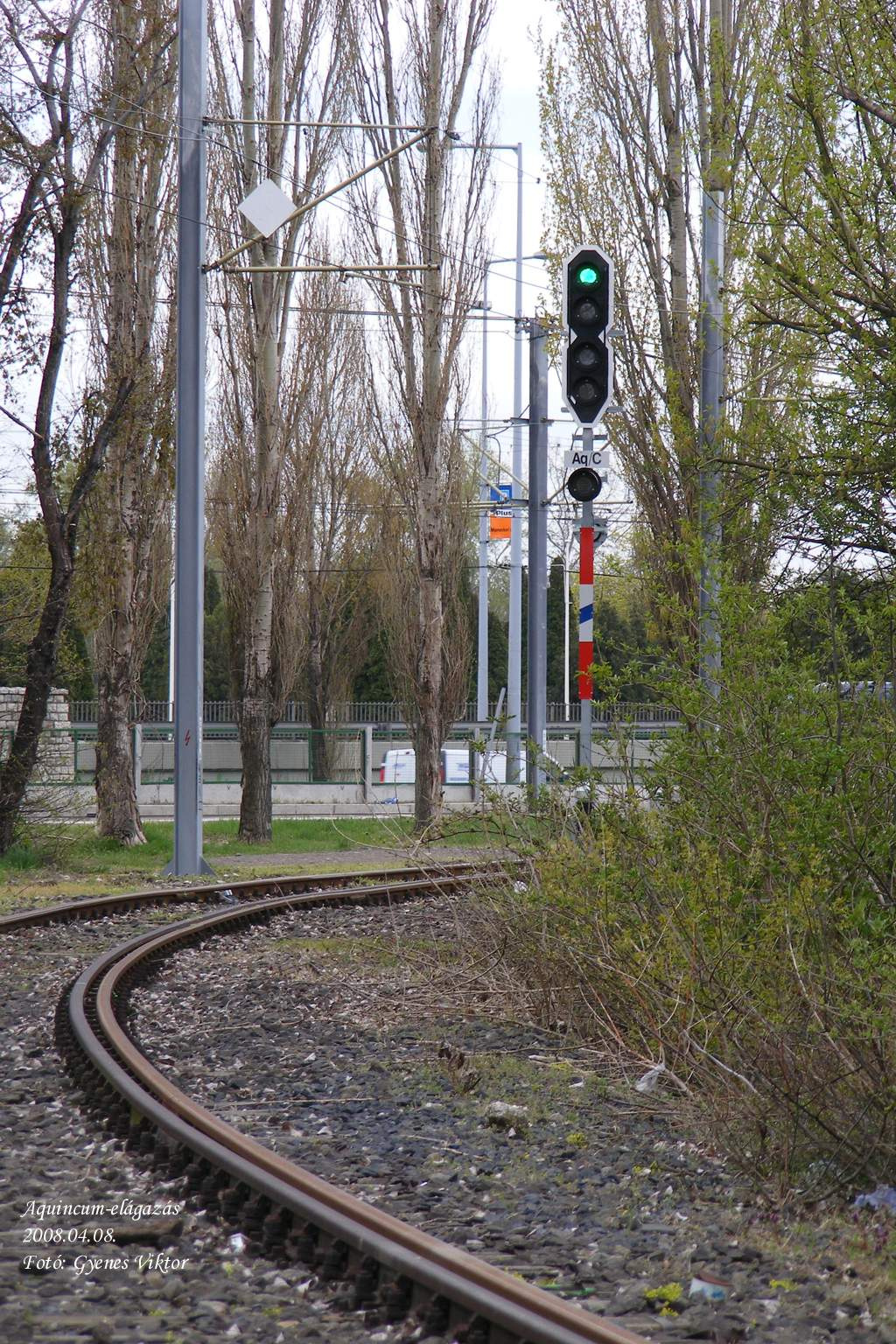 Összekötővágány Óbuda és Aquincum között