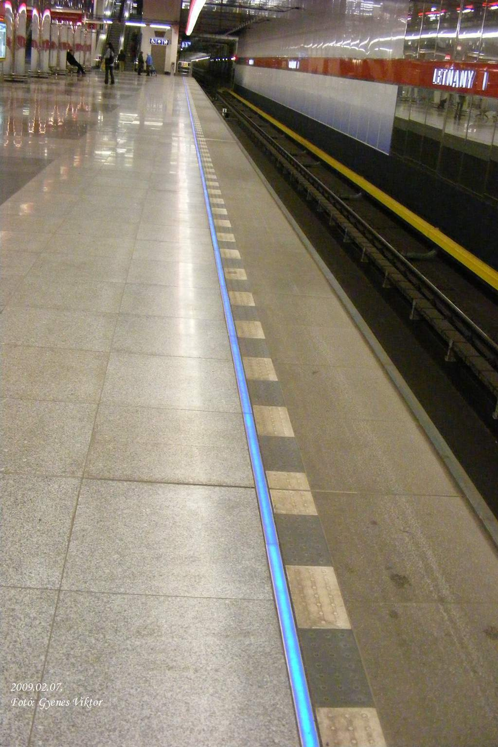 Prágai metróállomás - Letňany2