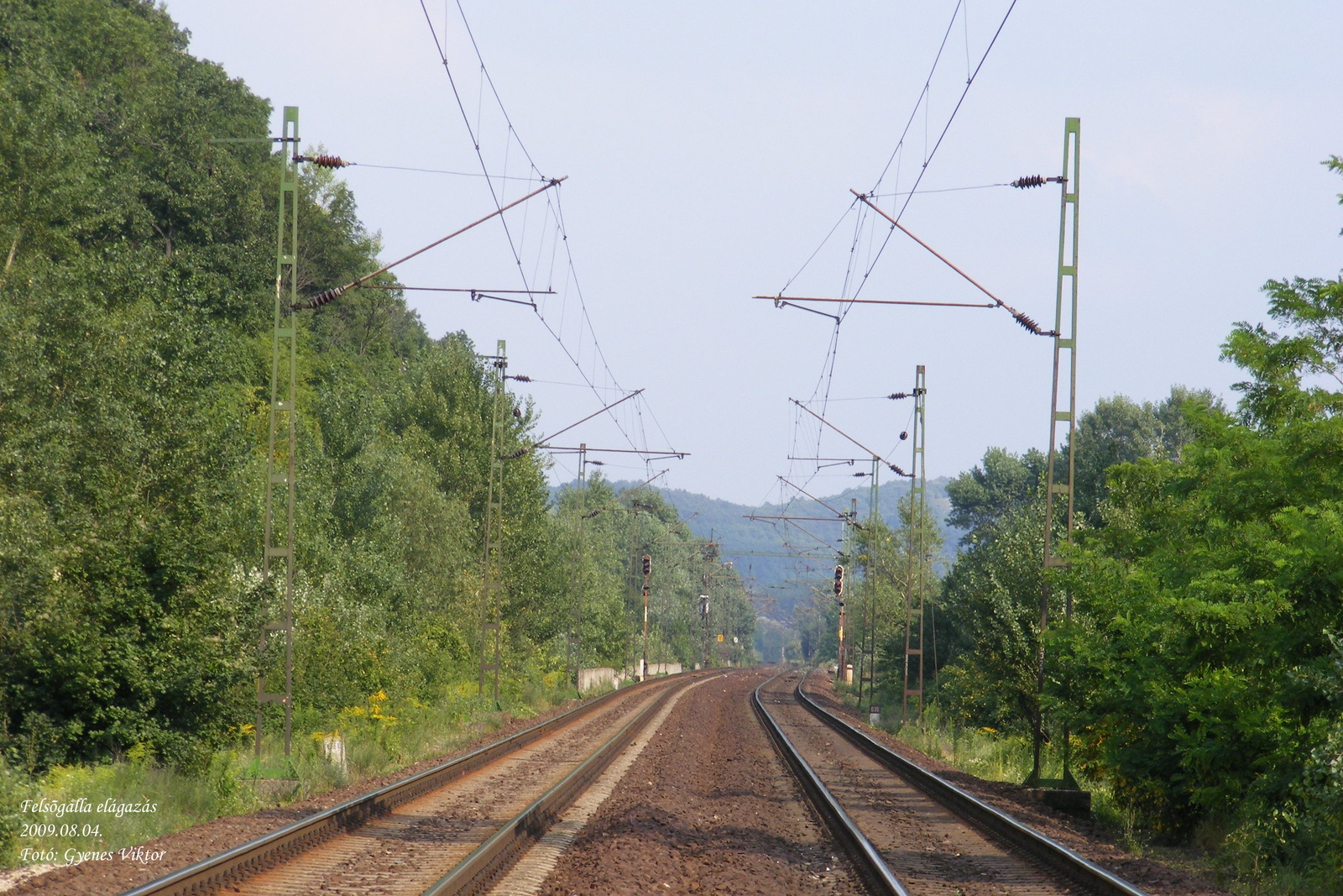 Vasúti pálya Tatabánya - Szárliget között2